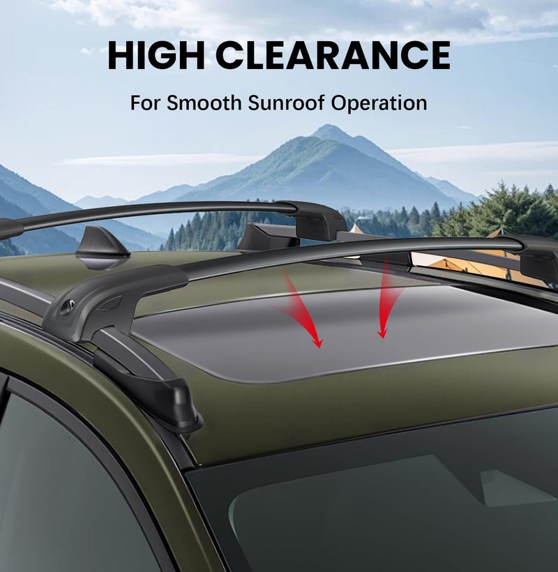 Soruci 300lbs Roof Rack Cross Bars Compatible with Subaru Crosstrek 2024 2025 2026 Limited/Premium/Sport (Not for Wilderness), Aluminum Roof Rails Crossbar for Rooftop Kayak Canoe Bike Snowboard - Image 5